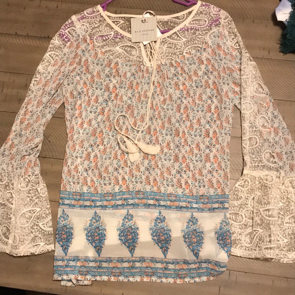 Blu pepper blouse